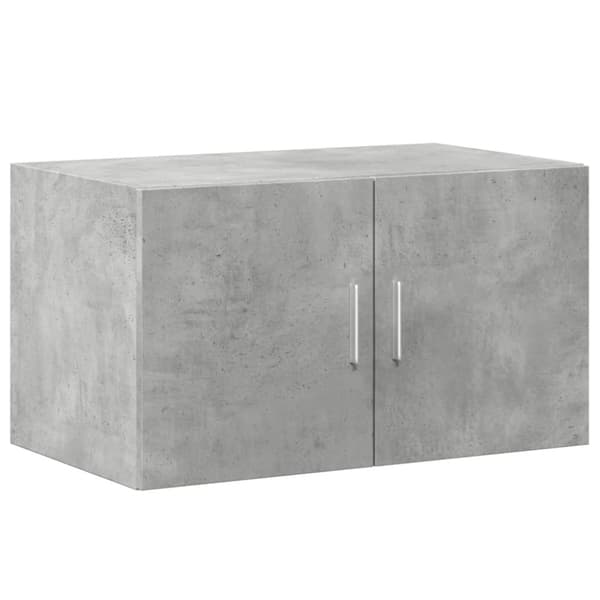 skab 70x42,5x225 cm smalt konstrueret træ betongrå