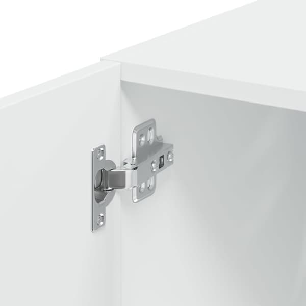 skab 45x42,5x225 cm smalt konstrueret træ hvid