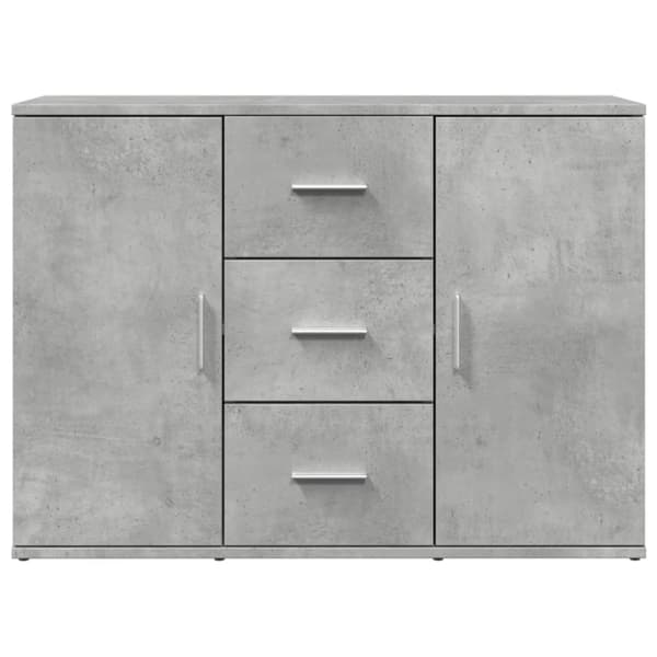 skænk 90,5x29,5x65 cm konstrueret træ betongrå