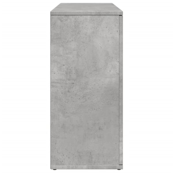 skænk 90,5x29,5x65 cm konstrueret træ betongrå
