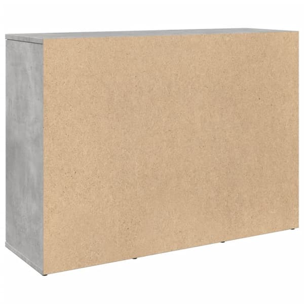 skænk 90,5x29,5x65 cm konstrueret træ betongrå