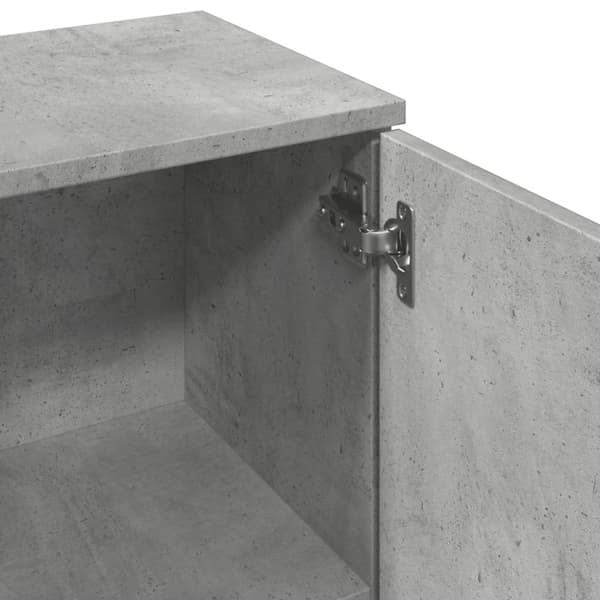 skænk 90,5x29,5x65 cm konstrueret træ betongrå