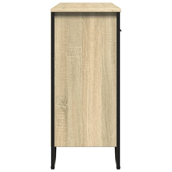 Skänk sonoma-ek 97x32,5x74,5 cm konstruerat trä