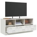 Miniatyrbillede 5 af 10: tv-bord 99x39x44 cm stål hvid