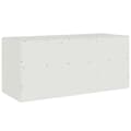 Miniatyrbillede 9 af 10: tv-bord 99x39x44 cm stål hvid