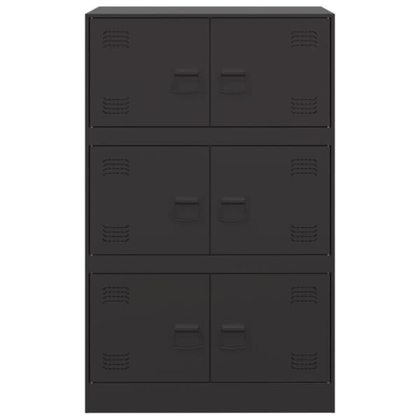 Senkki musta 67x39x107 cm teräs