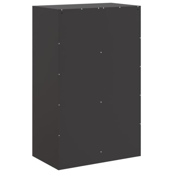 Senkki musta 67x39x107 cm teräs