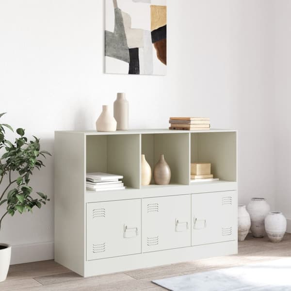 Senkki valkoinen 99x39x73 cm teräs