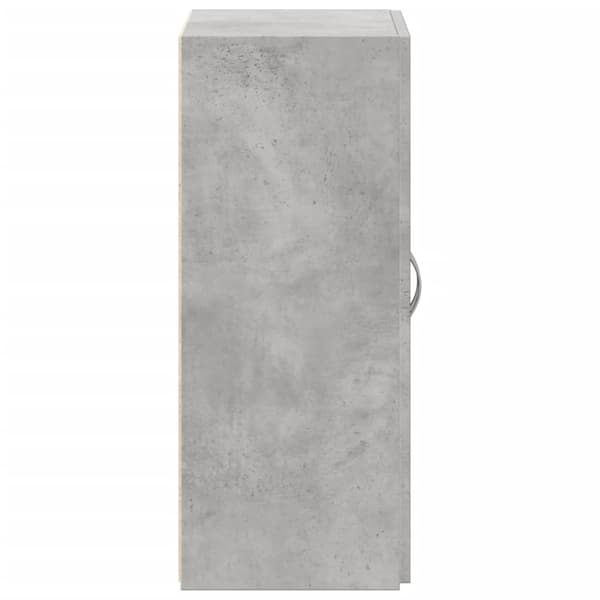 Dokumentskåp betonggrå 60x32x77,5 cm konstruerat trä