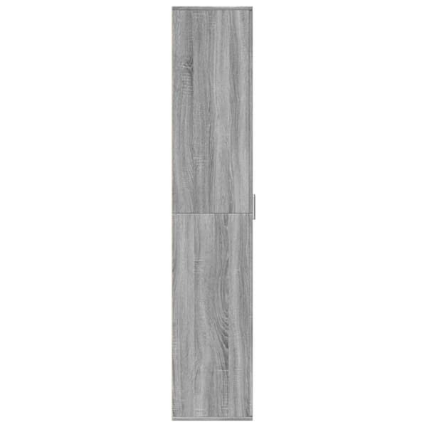 Kaappi harmaa Sonoma 60x35x180 cm lastulevy