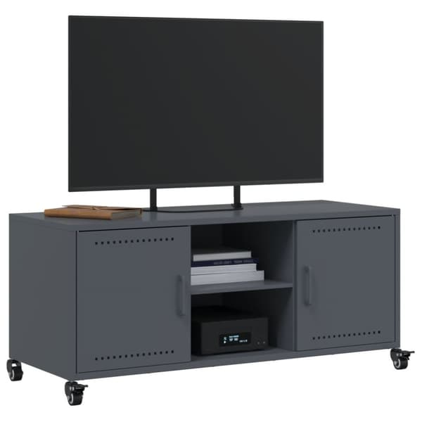 TV-taso antrasiitti 100,5x39x43,5 cm kylmävalssattu teräs