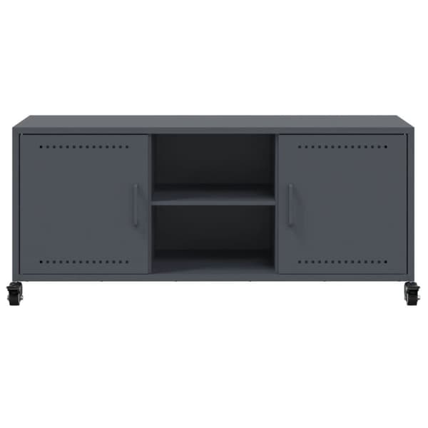 TV-taso antrasiitti 100,5x39x43,5 cm kylmävalssattu teräs