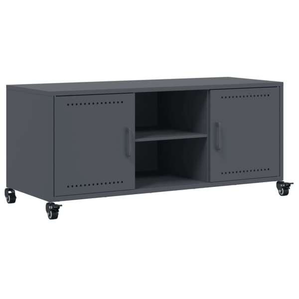TV-taso antrasiitti 100,5x39x43,5 cm kylmävalssattu teräs