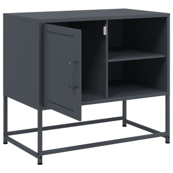 TV-skåp rosa 100,5x39x60,5 cm stål