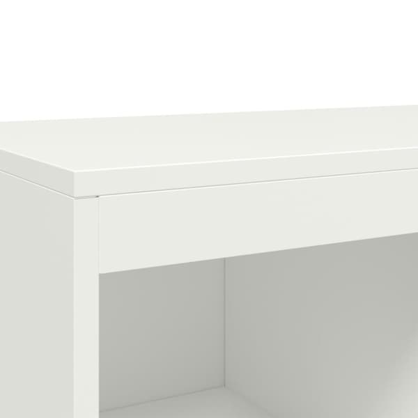 Högskåp vit 68,5x39x111,5 cm kallvalsat stål