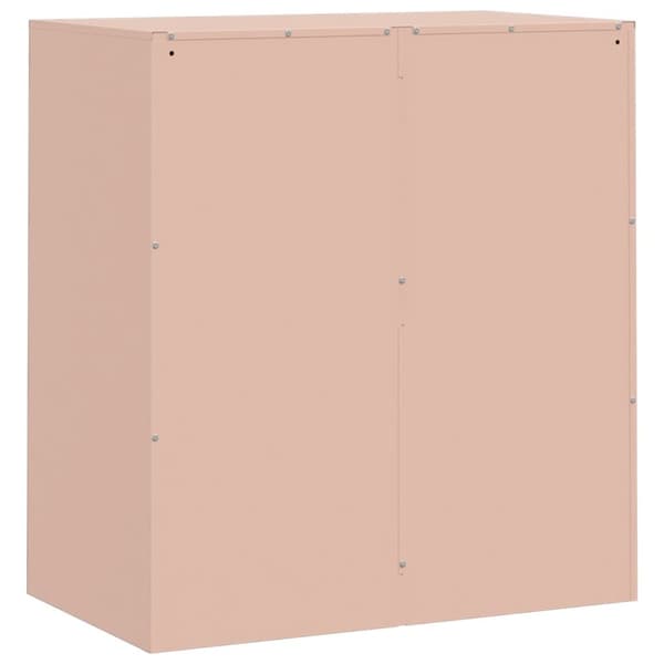skænk 67x39x73 cm stål lyserød
