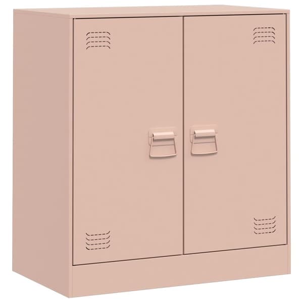 skænk 67x39x73 cm stål lyserød