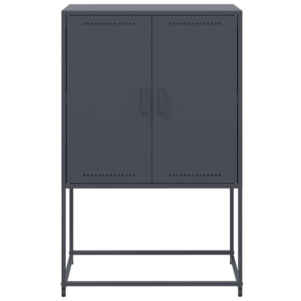 skab 68,5x38,5x107 cm stål antracitgrå