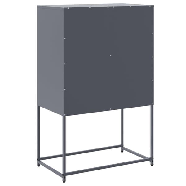 skab 68,5x38,5x107 cm stål antracitgrå