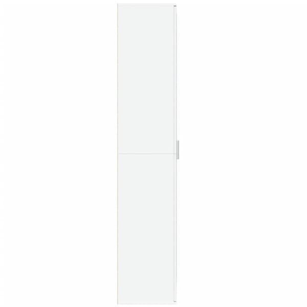 højskab 80x35x180 cm konstrueret træ hvid