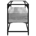 Pikkukuva 5 / 10: TV-taso lasinen pöytälevy harm. Sonoma 98x35x51 cm tekninen puu