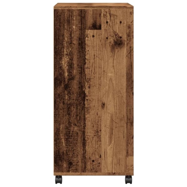 rullebord 55x40x91 cm konstrueret træ gammelt trælook