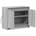 Pikkukuva 7 / 10: Senkki LED-valoilla harmaa Sonoma 72x34x61 cm tekninen puu