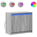 Pikkukuva 2 / 10: Senkki LED-valoilla harmaa Sonoma 72x34x61 cm tekninen puu