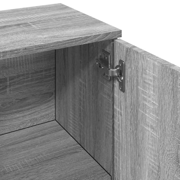 Senkki harmaa Sonoma 90,5x29,5x65 cm tekninen puu