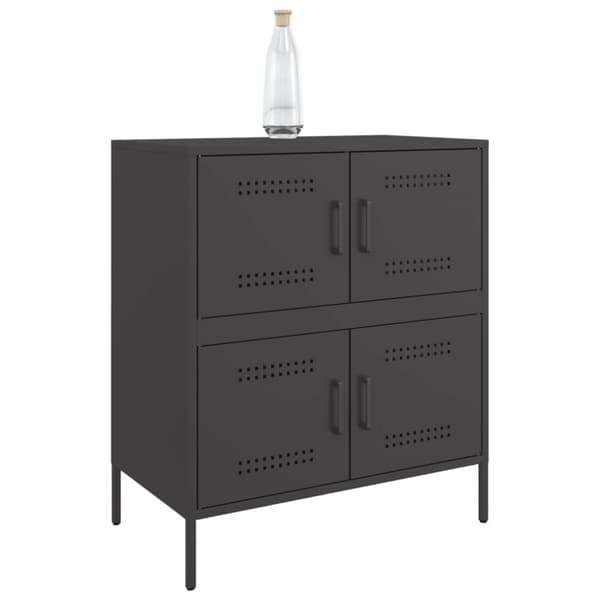 Senkki musta 68x39x79 cm teräs