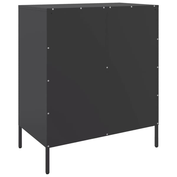 Senkki musta 68x39x79 cm teräs