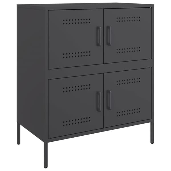 Senkki musta 68x39x79 cm teräs