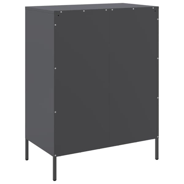 skab 68x39x89 cm stål antracitgrå