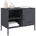 Miniatyrbild 4 av 10: Tv-bänk 2 st antracit 68x39x50,5 cm stål