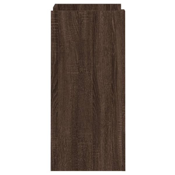 skænk 45x35x75 cm konstrueret træ brun egetræsfarve