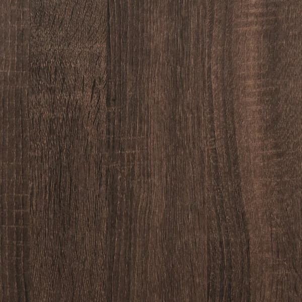 Högskåp brun ek 70x42,5x185 cm konstruerat trä