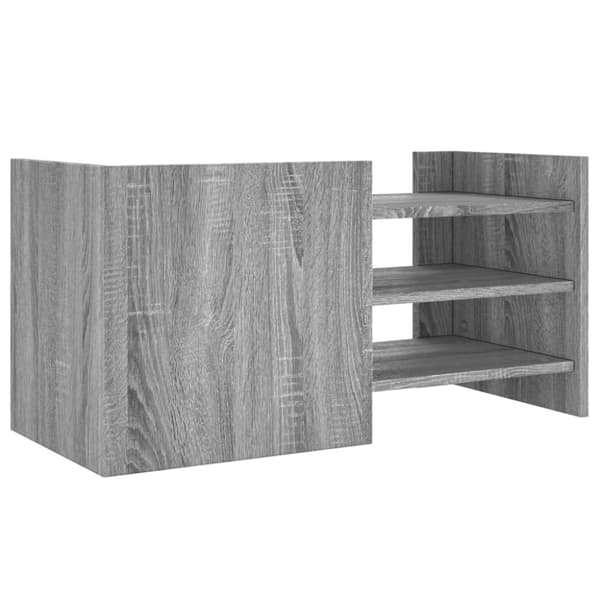 Tv-bänk grå sonoma 80x35x40 cm konstruerat trä