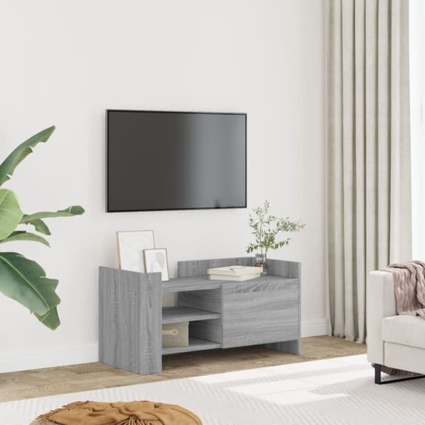 Tv-bänk grå sonoma 80x35x40 cm konstruerat trä