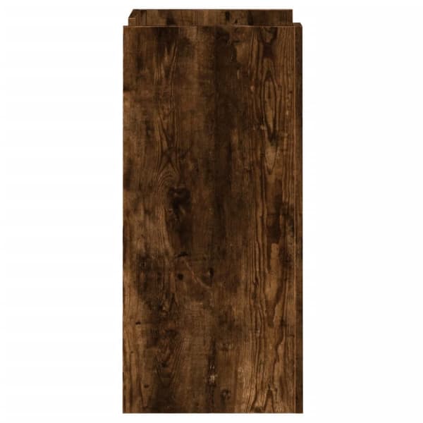 skænk 45x35x75 cm konstrueret træ røget egetræsfarve