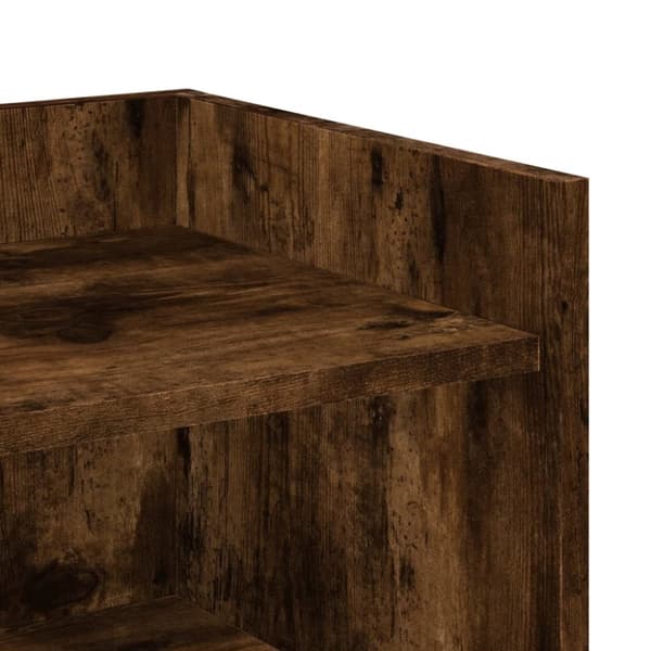 skænk 45x35x75 cm konstrueret træ røget egetræsfarve