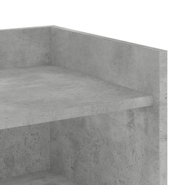 skænk 73,5x35x75 cm konstrueret træ betongrå