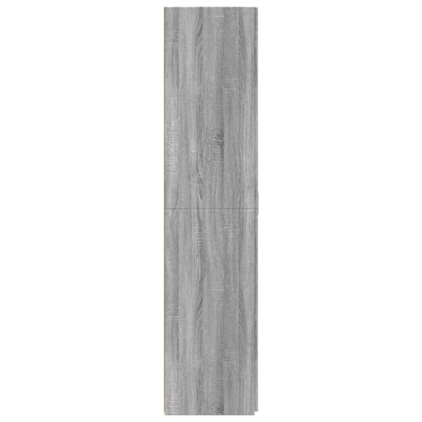 Kaappi harmaa Sonoma 70x42,5x185 cm tekninen puu