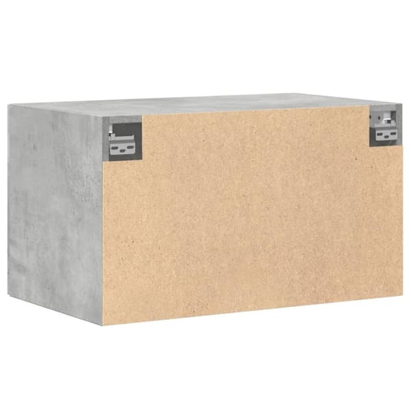vægskab 70x42,5x49 cm konstrueret træ betongrå
