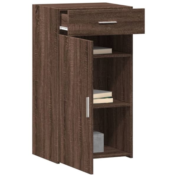 skab 50x42,5x93 cm konstrueret træ brun sonoma-eg
