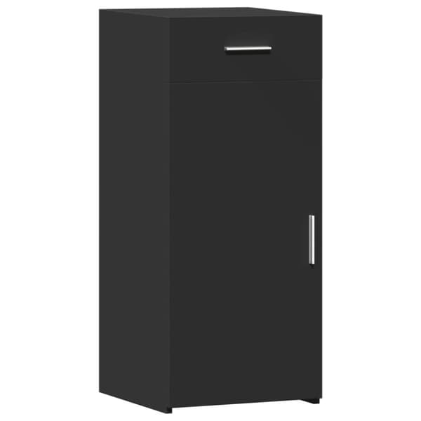 skab 40x42,5x93 cm konstrueret træ sort