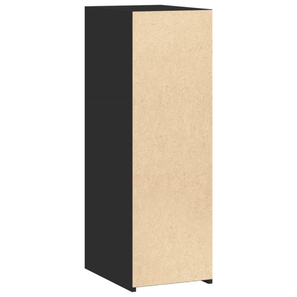 skab 30x41x93 cm konstrueret træ sort