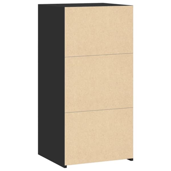 reol 45x41x93 cm konstrueret træ sort