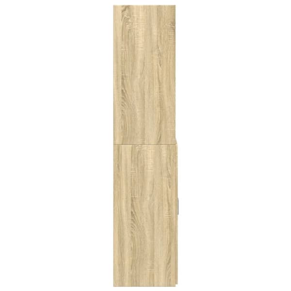 skab 80x42,5x185 cm konstrueret træ sonoma-eg