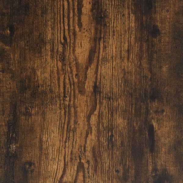 skab 80x42,5x185 cm konstrueret træ røget egetræsfarve