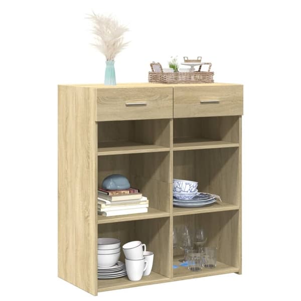 Senkki Sonoma tammi 80x42,5x93 cm tekninen puu
